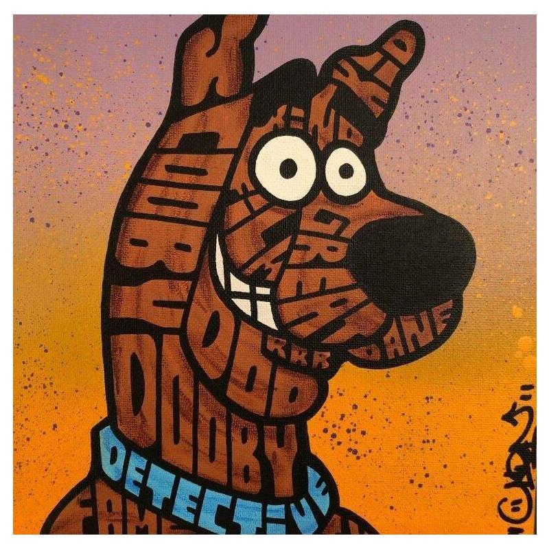 Peinture Scooby Doo par Cmon | Tableau Pop-art Icones Pop
