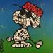 Peinture Snoopy Golf par Cmon | Tableau