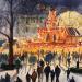 Painting Weihnachtsfreunde  by Jones Henry | Painting Figurative Landscapes Urban Watercolor