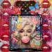 Painting Marilyn number five  by Novarino Fabien | Painting Pop art Mixed Pop icons