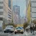 Peinture New York par Khodakivskyi Vasily | Tableau Figuratif Aquarelle Vues urbaines