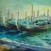 Peinture Venice 7 par Khodakivskyi Vasily | Tableau Figuratif Aquarelle Vues marines
