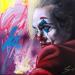 Peinture JOKER IS HERE AGAIN par Mestres Sergi | Tableau Pop-art Icones Pop Graffiti