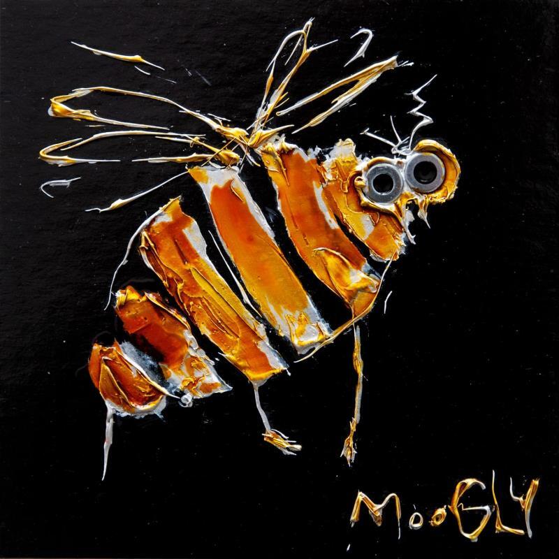 Painting HÉLICOPTUS by Moogly | Painting Naive art Acrylic, Cardboard Animals, Pop icons