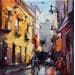 Painting Morning in Madrid by Joro | Painting Figurative Urban Oil