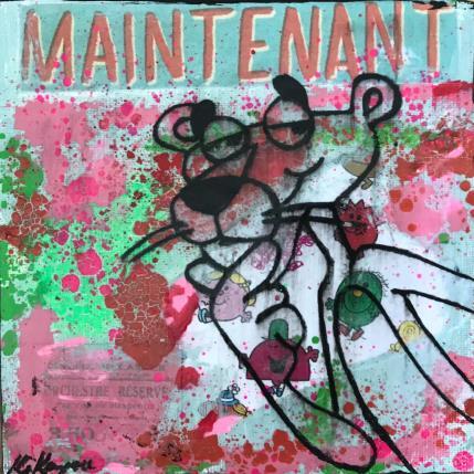 Painting Pink lady by Kikayou | Painting Pop art Graffiti Pop icons
