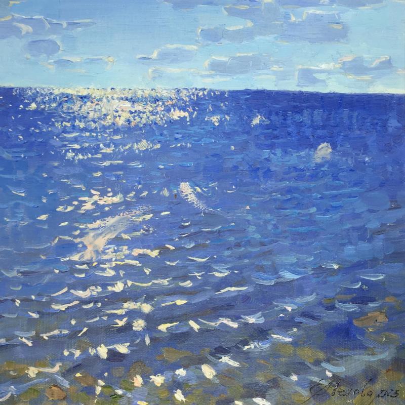 Gemälde Ostsee von Mekhova Evgeniia | Gemälde Figurativ Landschaften Öl