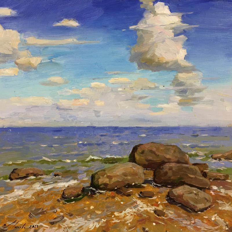 Gemälde Meer #1 von Mekhova Evgeniia | Gemälde Figurativ Landschaften Öl