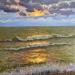 Gemälde Reflexion von Mekhova Evgeniia | Gemälde Figurativ Landschaften Öl