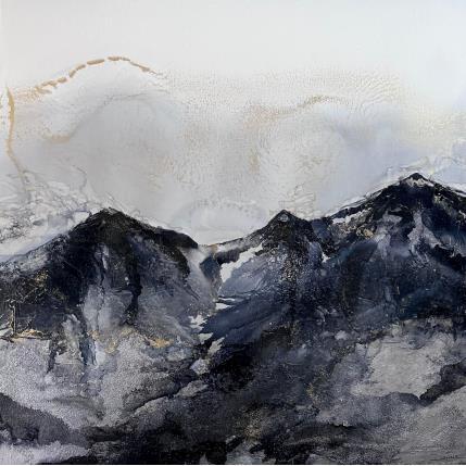 Painting 965 Montagne by Depaire Silvia | Painting Abstract Mixed Minimalist