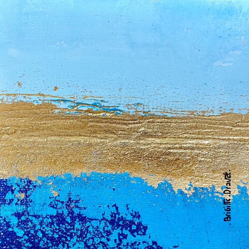 Painting le bleu lumiere by Dravet Brigitte | Painting