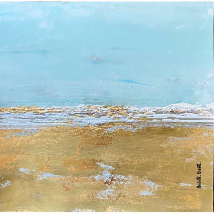 Painting La mer est bleue by Dravet Brigitte | Painting