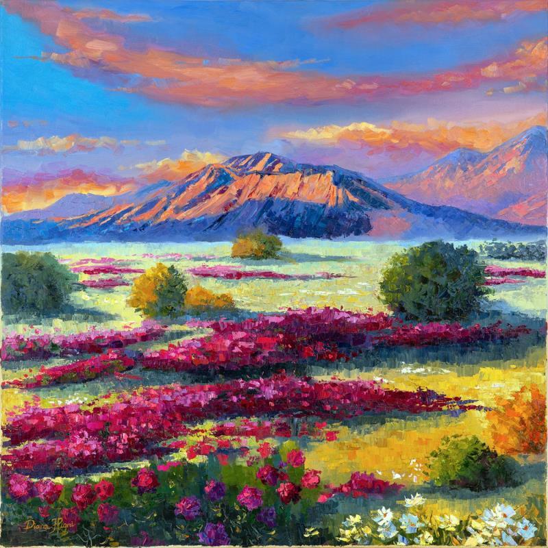Painting Anza Borrego Desert State Park by Pigni Diana | Painting Figurative Landscapes Oil
