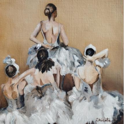 Painting Après  by Chicote Celine | Painting Figurative Oil Life style
