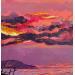 Gemälde Sunset by the sea 2 von Chen Xi | Gemälde Figurativ Landschaften Öl