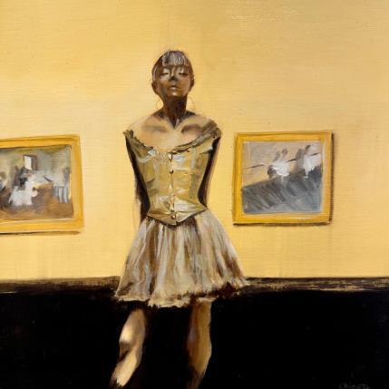 Painting Respire et danse by Chicote Celine | Painting Figurative Oil Life style, Portrait