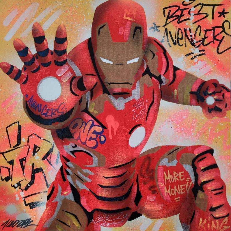 Peinture Ironman par Kedarone | Tableau Pop-art Graffiti, Posca Icones Pop