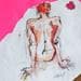 Painting Viviane by Labarussias | Painting Figurative Nude