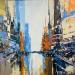 Painting Matin a Manhattan by Dessein Pierre | Painting Abstract Oil