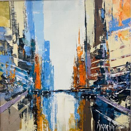 Gemälde Matin a Manhattan von Dessein Pierre | Gemälde Abstrakt Öl Pop-Ikonen