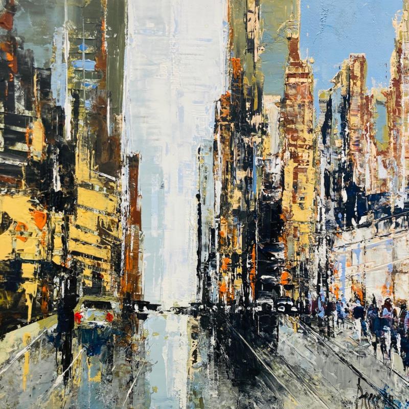 Painting Street avenue  by Dessein Pierre | Painting Abstract Oil