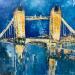 Painting Tower bridge by Dessein Pierre | Painting Figurative Oil