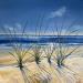 Painting Sur la dune by Guillet Jerome | Painting Figurative Marine Oil Acrylic