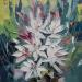 Painting Banana Yucca by Lunetskaya Elena | Painting Figurative Landscapes Cardboard Oil