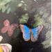 Gemälde Femme papillon von Le Yack | Gemälde Pop-Art Acryl