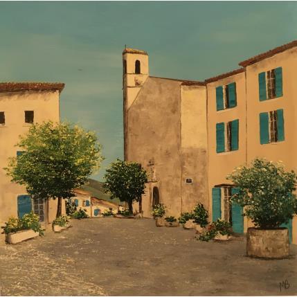 Gemälde Ventabren von Blandin Magali | Gemälde Figurativ Öl Landschaften