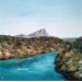 Gemälde Couleurs d'Automne autour du lac von Blandin Magali | Gemälde Figurativ Landschaften Öl