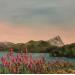 Painting Vue sur la Sainte Victoire by Blandin Magali | Painting Figurative Landscapes Oil