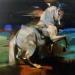 Painting Rafael by Bond Tetiana | Painting Figurative Animals Oil