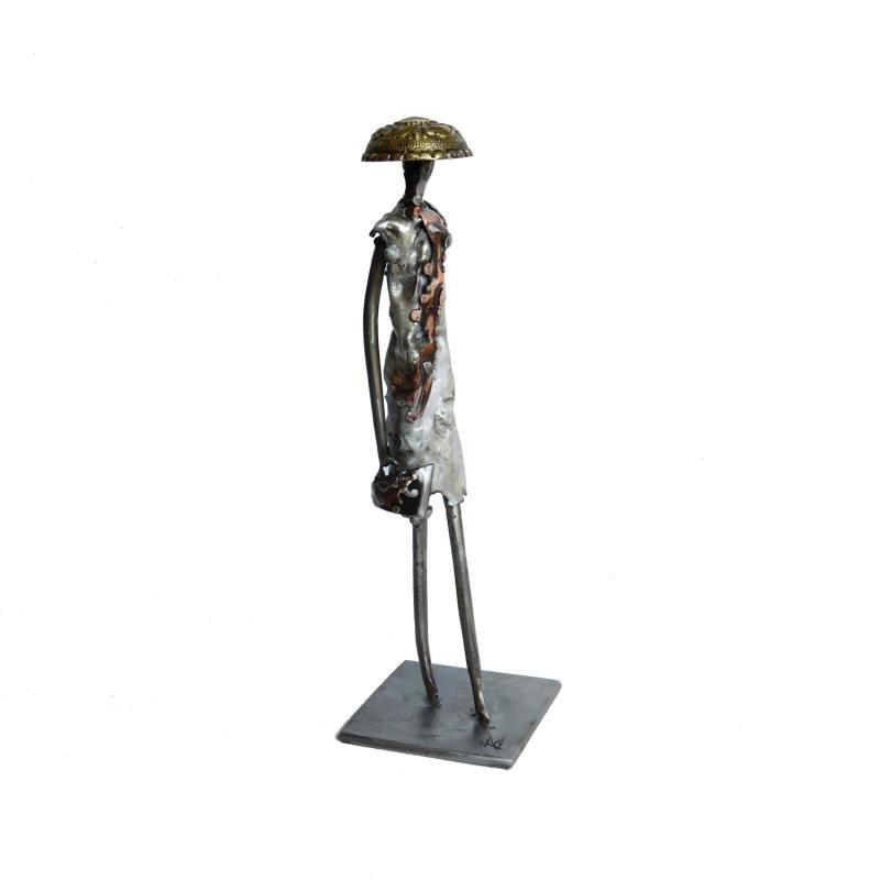 Sculpture La parisienne  by Martinez Jean-Marc | Sculpture Figurative Metal
