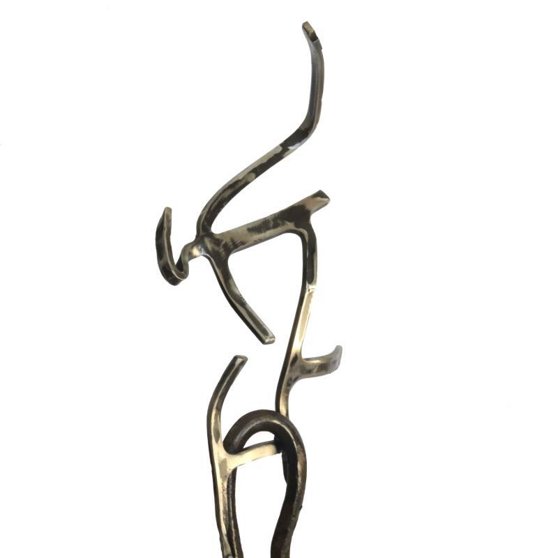 Sculpture Incognito by Martinez Jean-Marc | Sculpture Figurative Metal