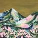 Painting Superbloom, Saint Pancrasse by Ginestoux Claire | Painting Figurative Landscapes Pastel