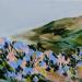 Painting Superbloom, Andance by Ginestoux Claire | Painting Figurative Landscapes Pastel
