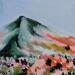 Painting Superbloom, Coucouron by Ginestoux Claire | Painting Figurative Landscapes Pastel
