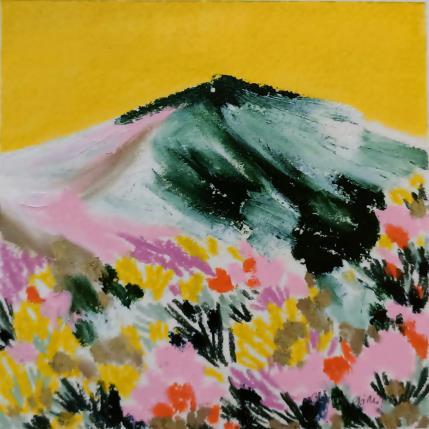 Painting Superbloom, Empurany by Ginestoux Claire | Painting Figurative Pastel Landscapes