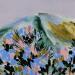 Gemälde Superbloom, Genestelle von Ginestoux Claire | Gemälde Figurativ Landschaften Pastell