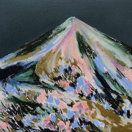 Gemälde Superbloom, Chamaloc von Ginestoux Claire | Gemälde Figurativ Pastell Landschaften