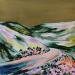 Painting Superbloom, Soyons by Ginestoux Claire | Painting Figurative Landscapes Pastel