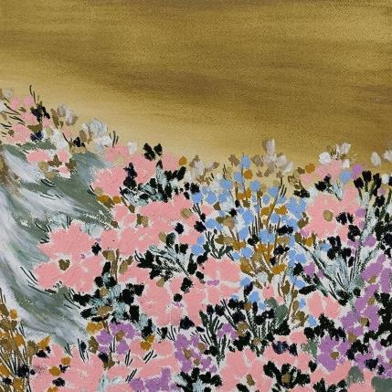 Gemälde Superbloom, Meyras von Ginestoux Claire | Gemälde Figurativ Pastell Landschaften