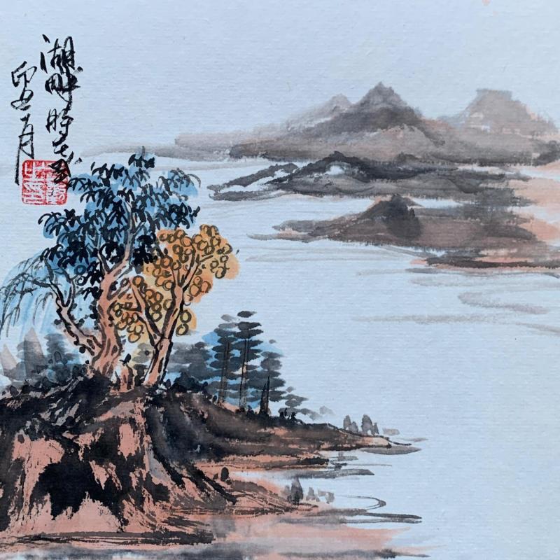 Gemälde Lakeside  von Yu Huan Huan | Gemälde Figurativ Tinte