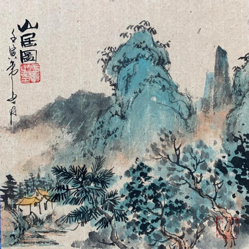 Gemälde living in Mountains  von Yu Huan Huan | Gemälde Figurativ Tinte