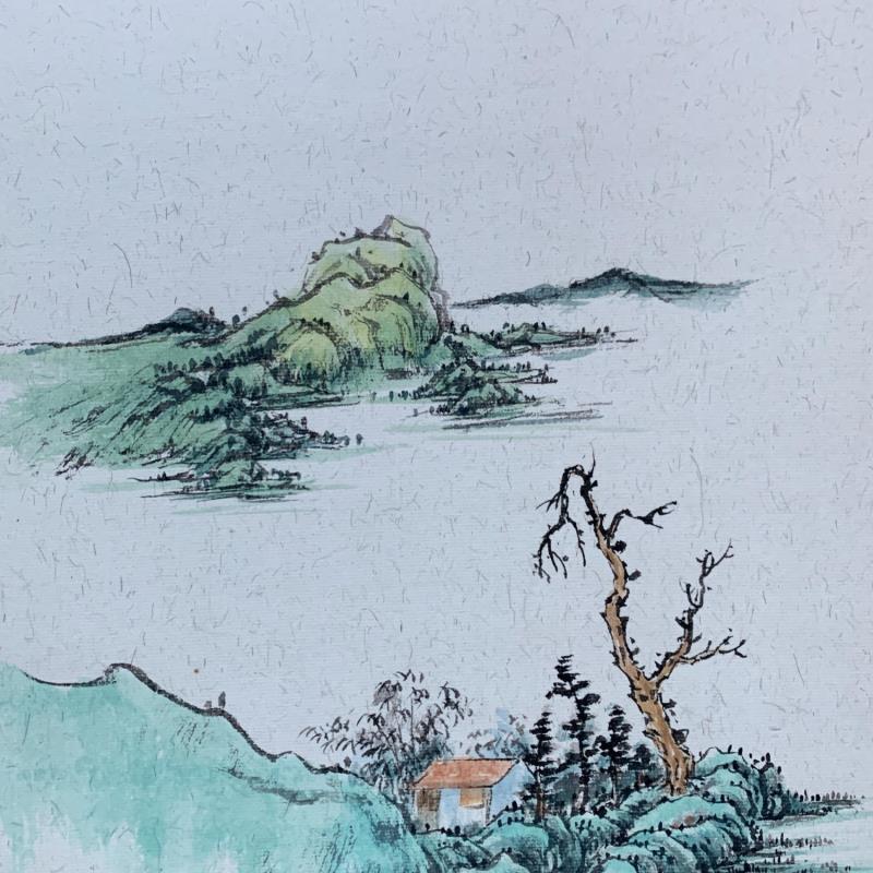 Gemälde Spring von Yu Huan Huan | Gemälde Figurativ Landschaften Tinte