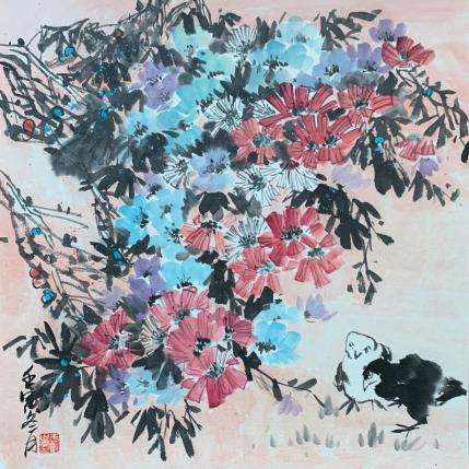 Peinture The sounds and scents of Nature par Yu Huan Huan | Tableau Figuratif Encre Natures mortes
