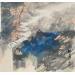 Gemälde Waterfall 4 von Yu Huan Huan | Gemälde Figurativ Landschaften Tinte