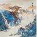 Peinture Colorfull clouds par Yu Huan Huan | Tableau Figuratif Paysages Encre