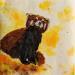Painting Polux by CLOT | Painting Figurative Animals Acrylic